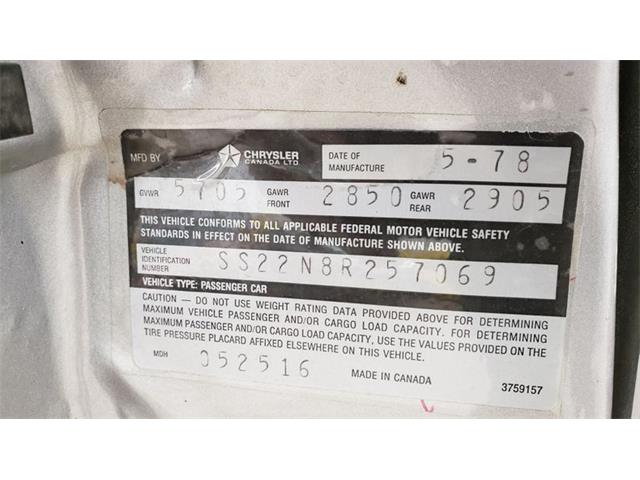 1978 Chrysler Cordoba (CC-1657346) for sale in Mankato, Minnesota