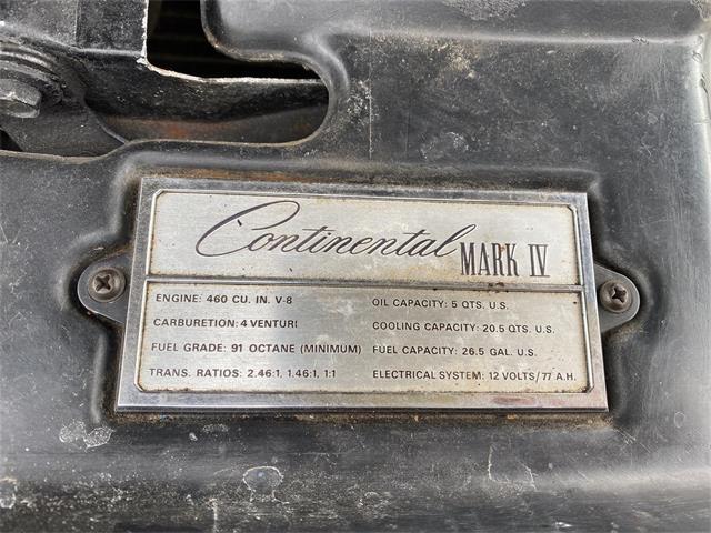 1975 Lincoln Continental Mark IV (CC-1661734) for sale in Brookings, South Dakota