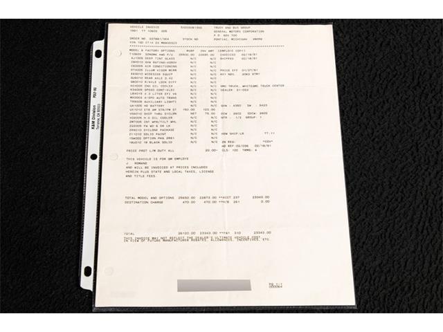 1991 GMC Syclone (CC-1664822) for sale in Charlotte, North Carolina