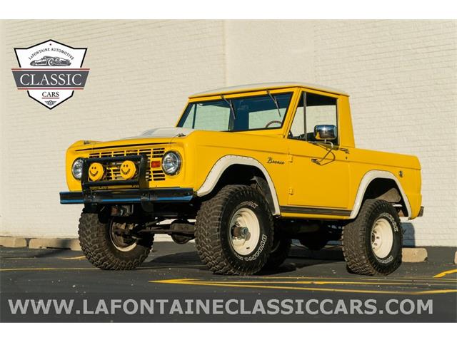1966 Cream Yellow Ford Bronco, 1966 Classic Ford Bronco - Indian Creek