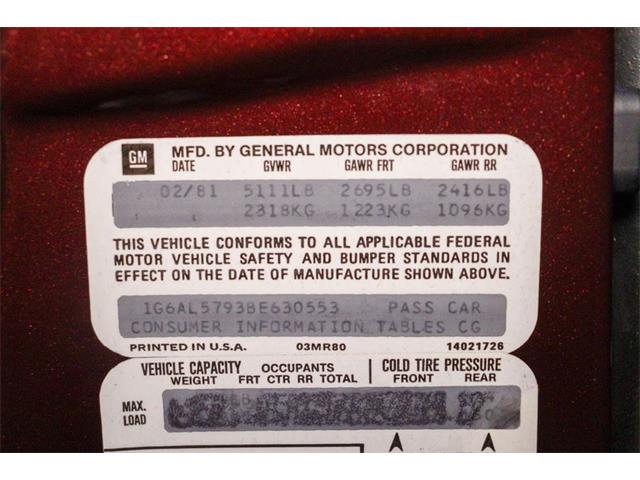 1981 Cadillac Eldorado (CC-1674715) for sale in Kentwood, Michigan