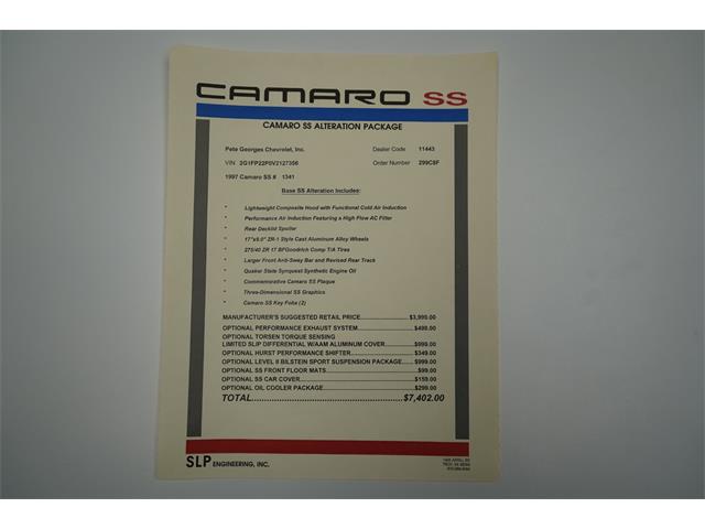1997 Chevrolet Camaro (CC-1675270) for sale in Pewaukee, Wisconsin