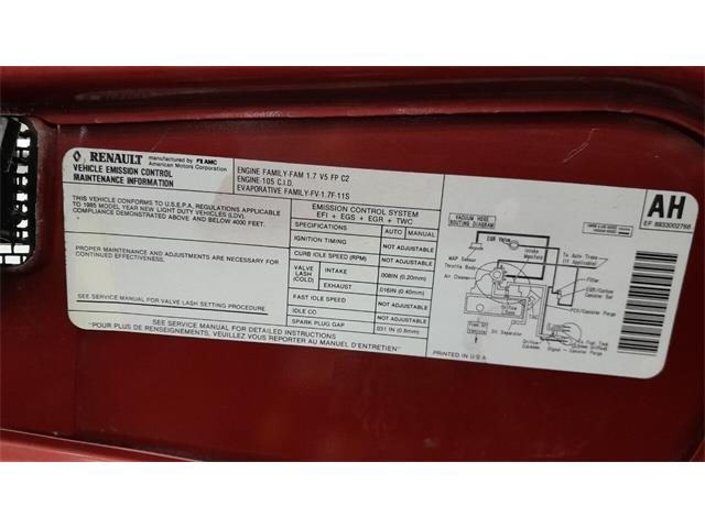 1985 Renault Alliance (CC-1682911) for sale in Sioux Falls, South Dakota