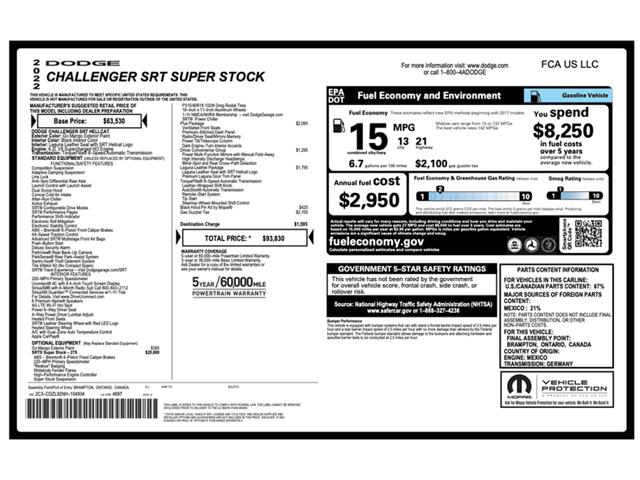 2022 Dodge Challenger (CC-1686367) for sale in Chatsworth, California