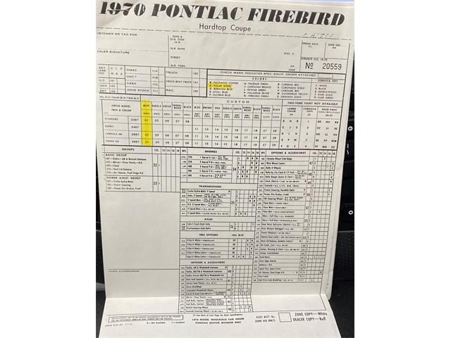 1970 Pontiac Firebird Trans Am (CC-1692464) for sale in Lincoln, Nebraska