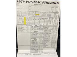 1970 Pontiac Firebird Trans Am (CC-1692464) for sale in Lincoln, Nebraska