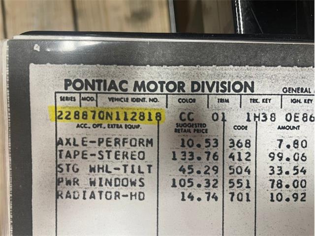 1970 Pontiac Firebird Trans Am (CC-1692464) for sale in Lincoln, Nebraska