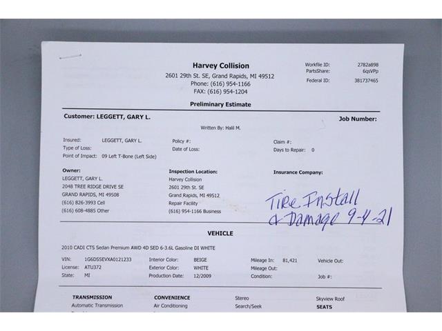 2010 Cadillac CTS (CC-1690314) for sale in Kentwood, Michigan