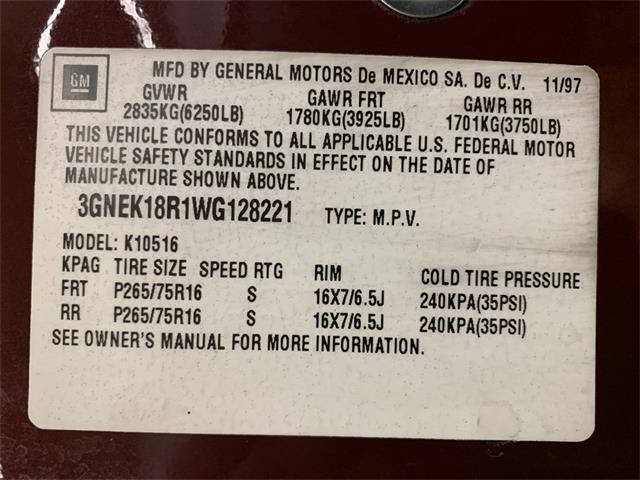 1998 Chevrolet Tahoe (CC-1693899) for sale in Manheim, Pennsylvania