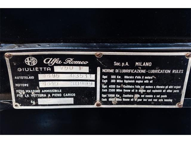 1958 Alfa Romeo Giulietta Spider (CC-1694668) for sale in Houston, Texas