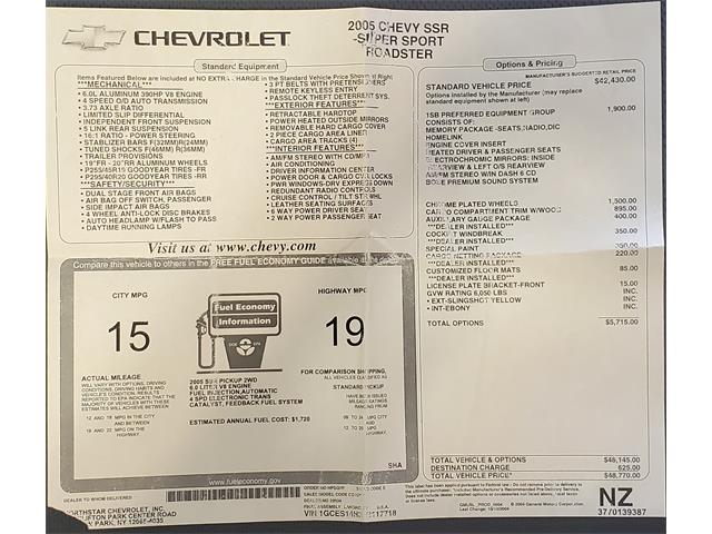 2005 Chevrolet SSR (CC-1696513) for sale in Amsterdam, New York