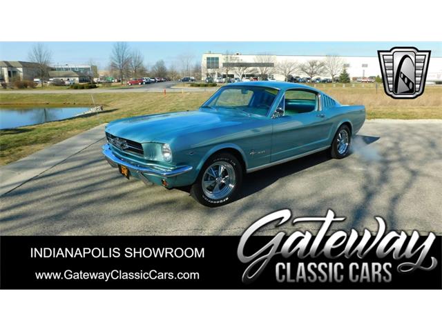 Ford Mustang Coupe 1965 Turquoise Metallic