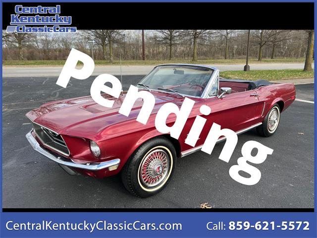 1968 Ford Mustang (CC-1700473) for sale in Paris , Kentucky