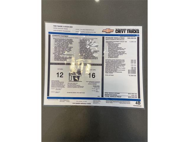 1999 Chevrolet Tahoe (CC-1711897) for sale in Smithville, Tennessee