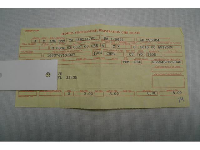 1966 Chevrolet Impala (CC-1710536) for sale in Depew, New York