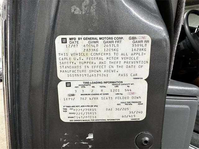 1988 Chevrolet Caprice (CC-1716804) for sale in Edison, New Jersey