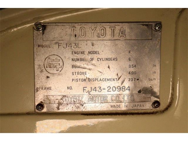 1970 Toyota Land Cruiser FJ (CC-1721014) for sale in Kentwood, Michigan