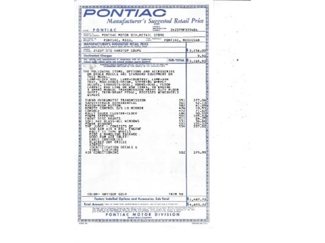 1969 Pontiac GTO (CC-1721079) for sale in Beverly Hills, California