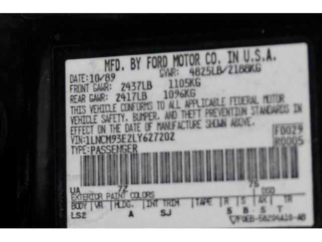 1990 Lincoln Mark VII (CC-1720448) for sale in Phoenix, Arizona