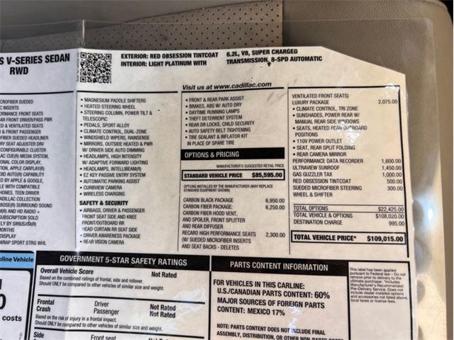 2017 Cadillac CTS (CC-1726080) for sale in Palmetto, Florida