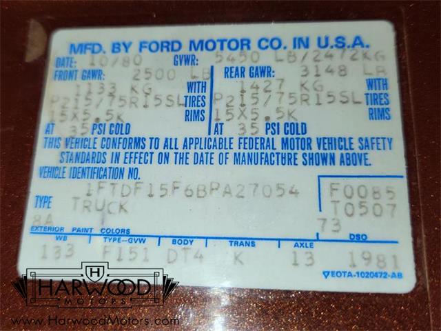 1981 Ford F150 (CC-1733574) for sale in Macedonia, Ohio