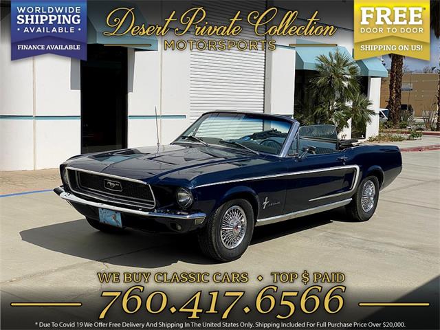 1968 Ford Mustang (CC-1736742) for sale in Palm Desert , California