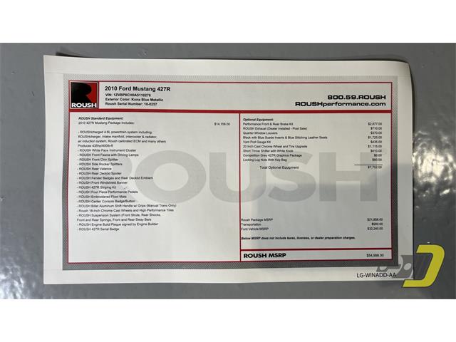 2010 Ford Mustang (Roush) (CC-1737517) for sale in Manitowoc, Wisconsin