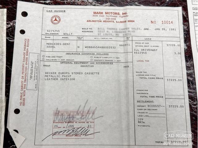 1981 Mercedes-Benz 380SL (CC-1741805) for sale in St. Louis, Missouri