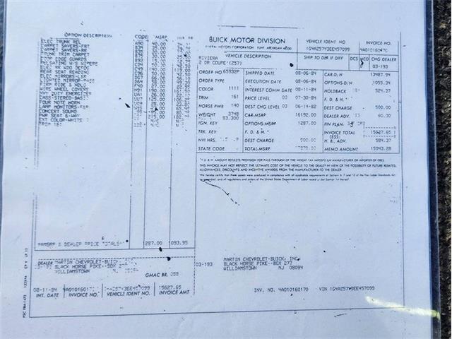 1984 Buick Riviera (CC-1742384) for sale in Depew, New York