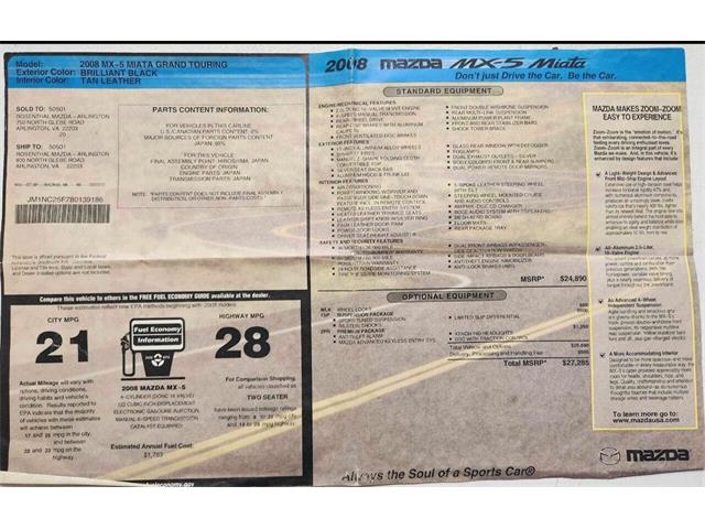2008 Mazda MX-5 Miata (CC-1742950) for sale in Clarksburg, Maryland