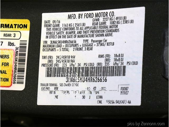 2017 Lincoln MKZ (CC-1747414) for sale in Addison, Illinois