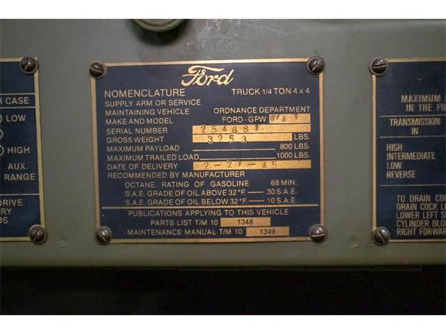 1942 Ford GPW (CC-1747582) for sale in Kentwood, Michigan