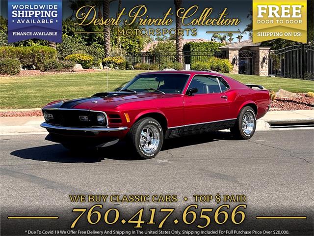 1970 Ford Mustang Mach 1 (CC-1752954) for sale in Palm Desert , California