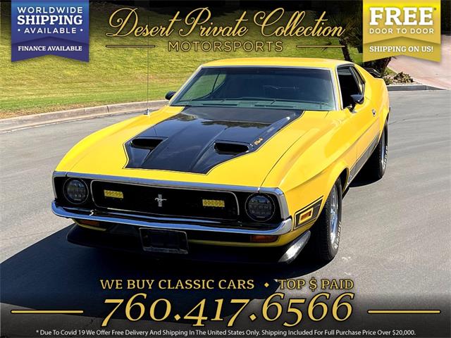 1971 Ford Mustang Mach 1 (CC-1753980) for sale in Palm Desert , California