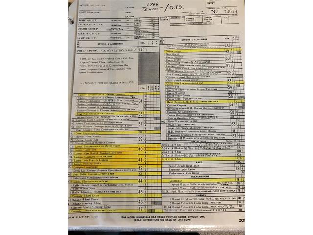 1966 Pontiac GTO (CC-1754390) for sale in Huntingtown, Maryland