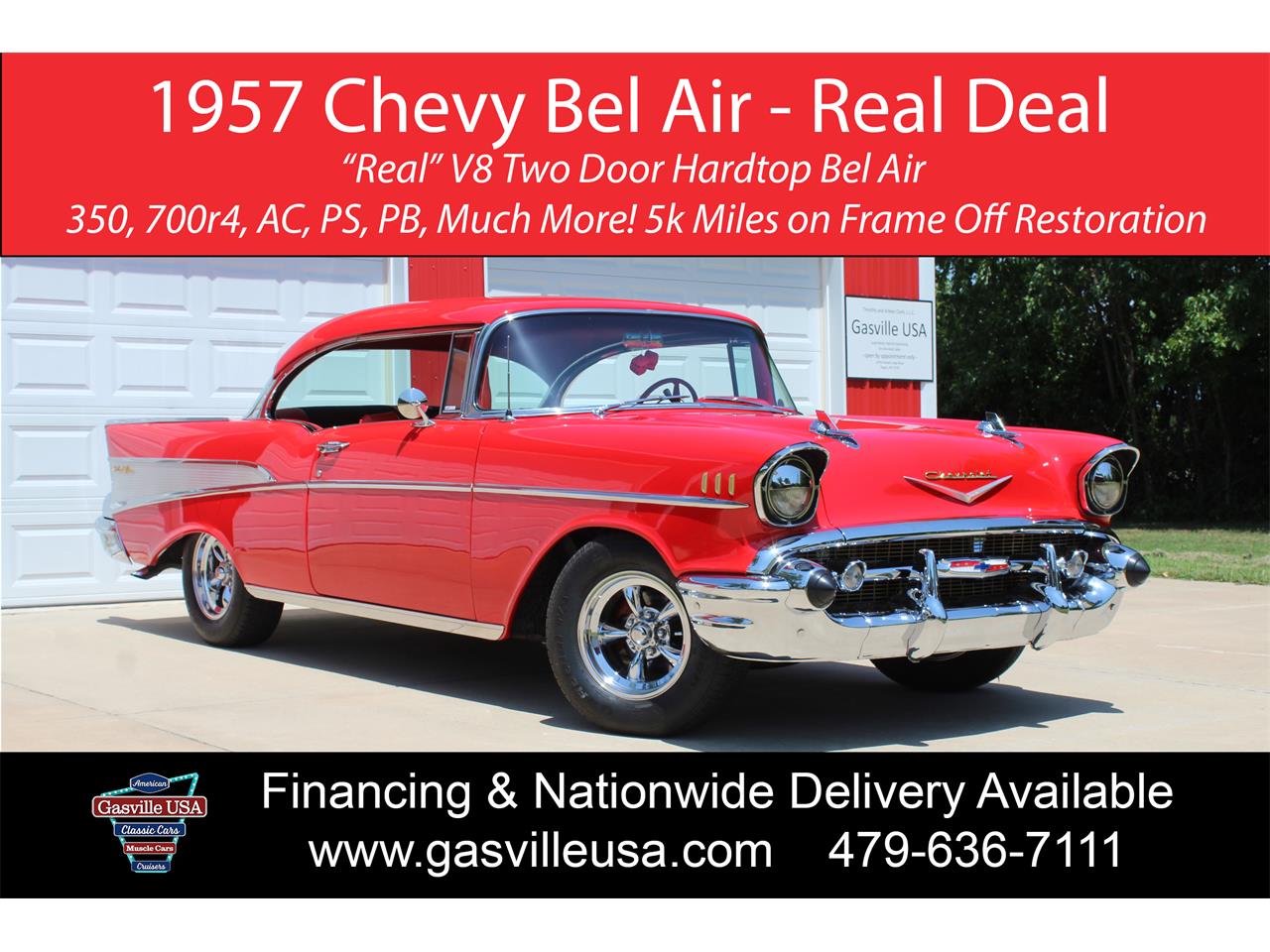 For Sale: 1957 Chevrolet Bel Air in Rogers, Arkansas for sale in Rogers, AR