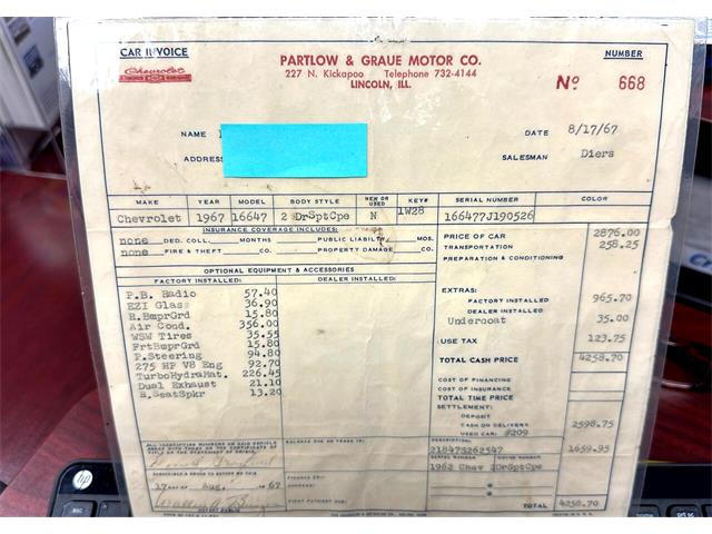 1967 Chevrolet Caprice (CC-1750572) for sale in Effingham, Illinois