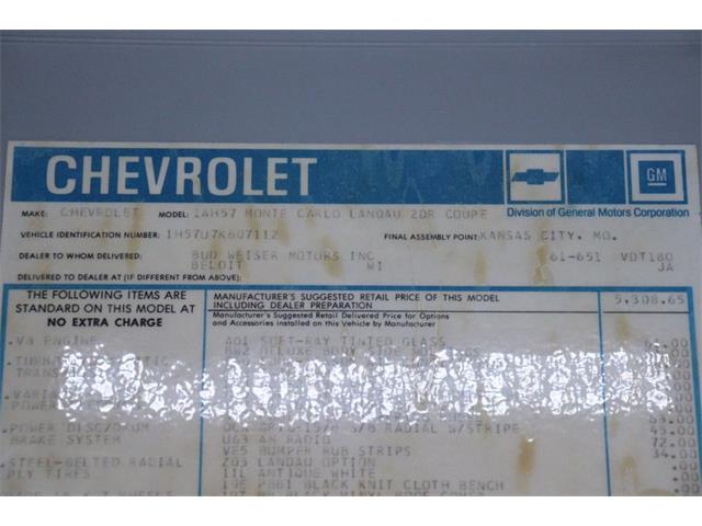 1977 Chevrolet Monte Carlo (CC-1756749) for sale in Kentwood, Michigan