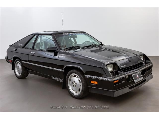 1987 Dodge Charger (CC-1757693) for sale in Beverly Hills, California