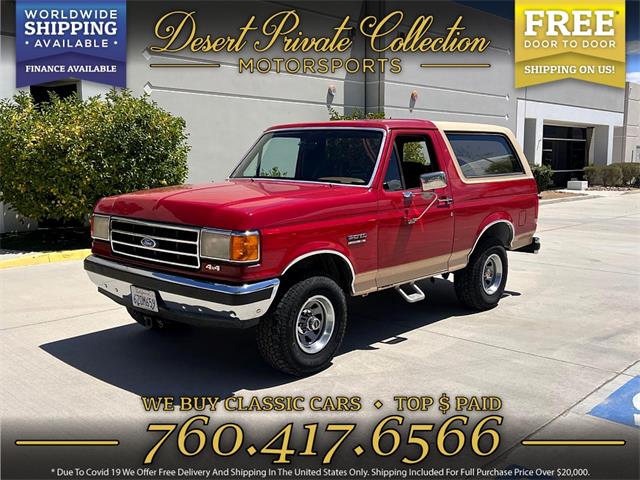 1990 Ford Bronco (CC-1757810) for sale in Palm Desert , California