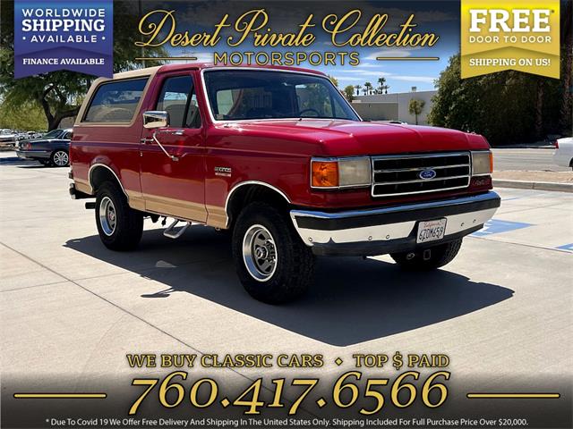 1990 Ford Bronco (CC-1757810) for sale in Palm Desert , California