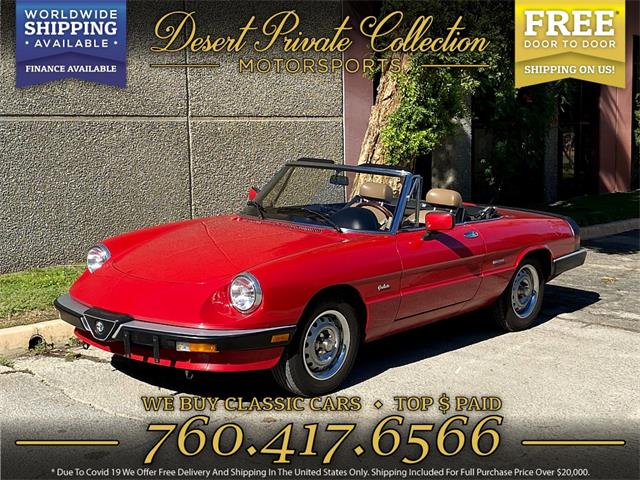 1987 Alfa Romeo Spider (CC-1762165) for sale in Palm Desert , California