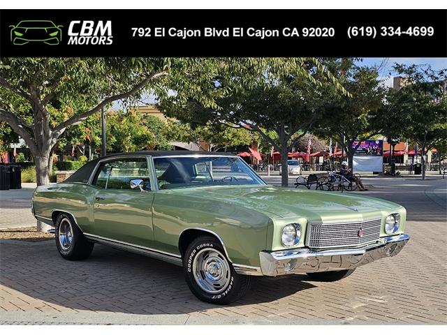 1970 Chevrolet Monte Carlo (CC-1765540) for sale in El Cajon, California