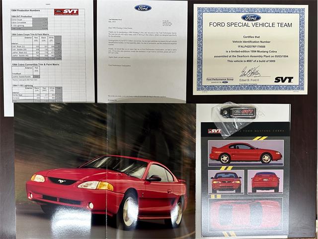 1994 Ford Mustang SVT Cobra (CC-1765679) for sale in Sherman, Texas