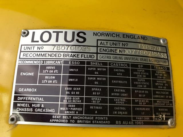1979 Lotus Esprit (CC-1766115) for sale in Santa Ana, California