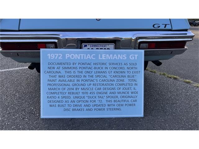 1972 Pontiac LeMans GT (CC-1767364) for sale in Cheshire, Connecticut