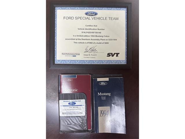 1994 Ford Mustang SVT Cobra (CC-1769720) for sale in Sherman, Texas