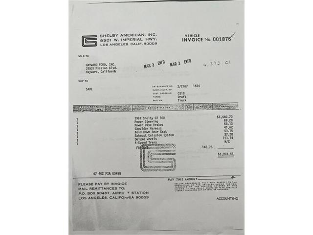 1967 Shelby GT500 (CC-1770800) for sale in Springfield, Ohio