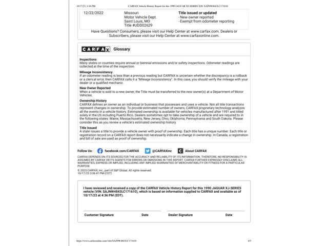 1990 Jaguar XJS (CC-1779074) for sale in St. Louis, Missouri