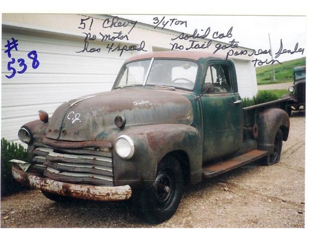 1951 Chevrolet 3/4-Ton Pickup (CC-1782868) for sale in Cadillac, Michigan